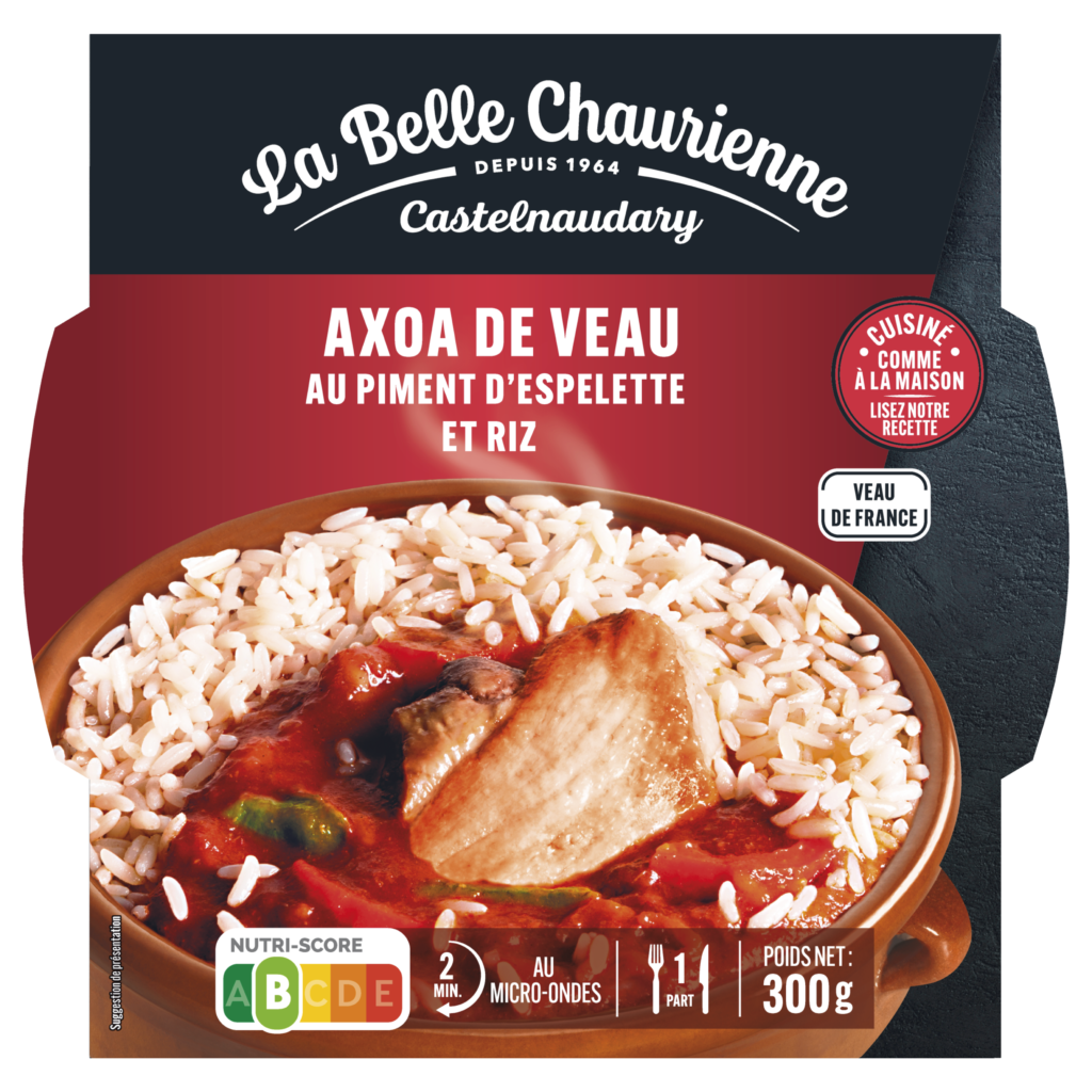 Axoa de veau au piment d'espelette et riz