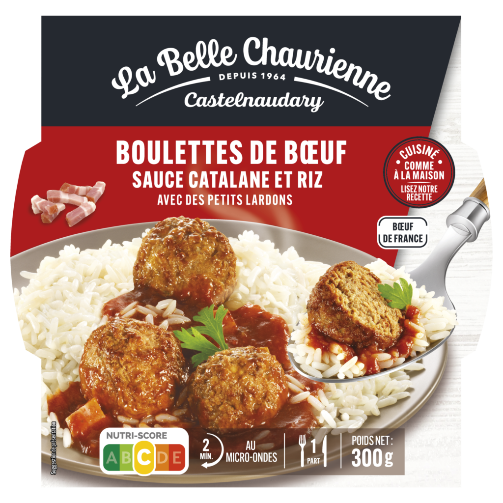 Boulettes de boeuf sauce catalane et riz