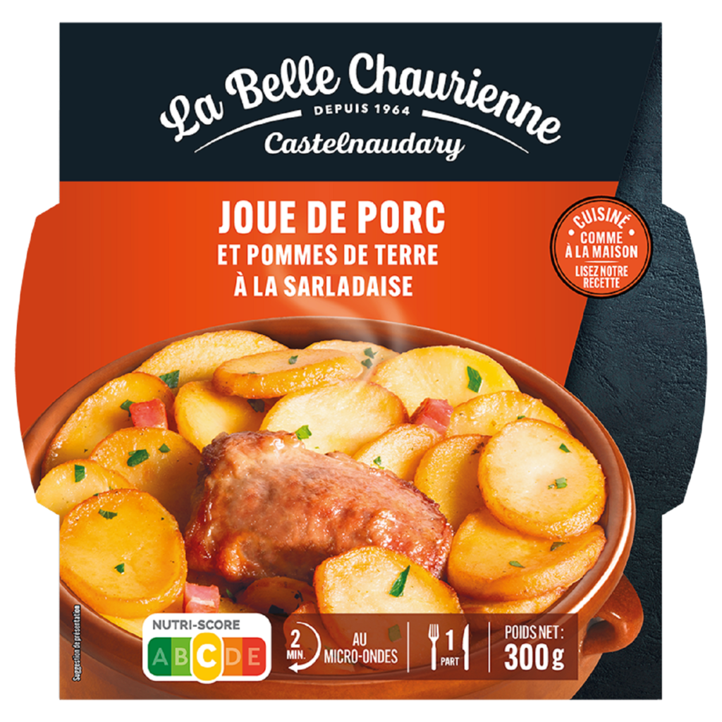 Joue de porc et pommes de terre