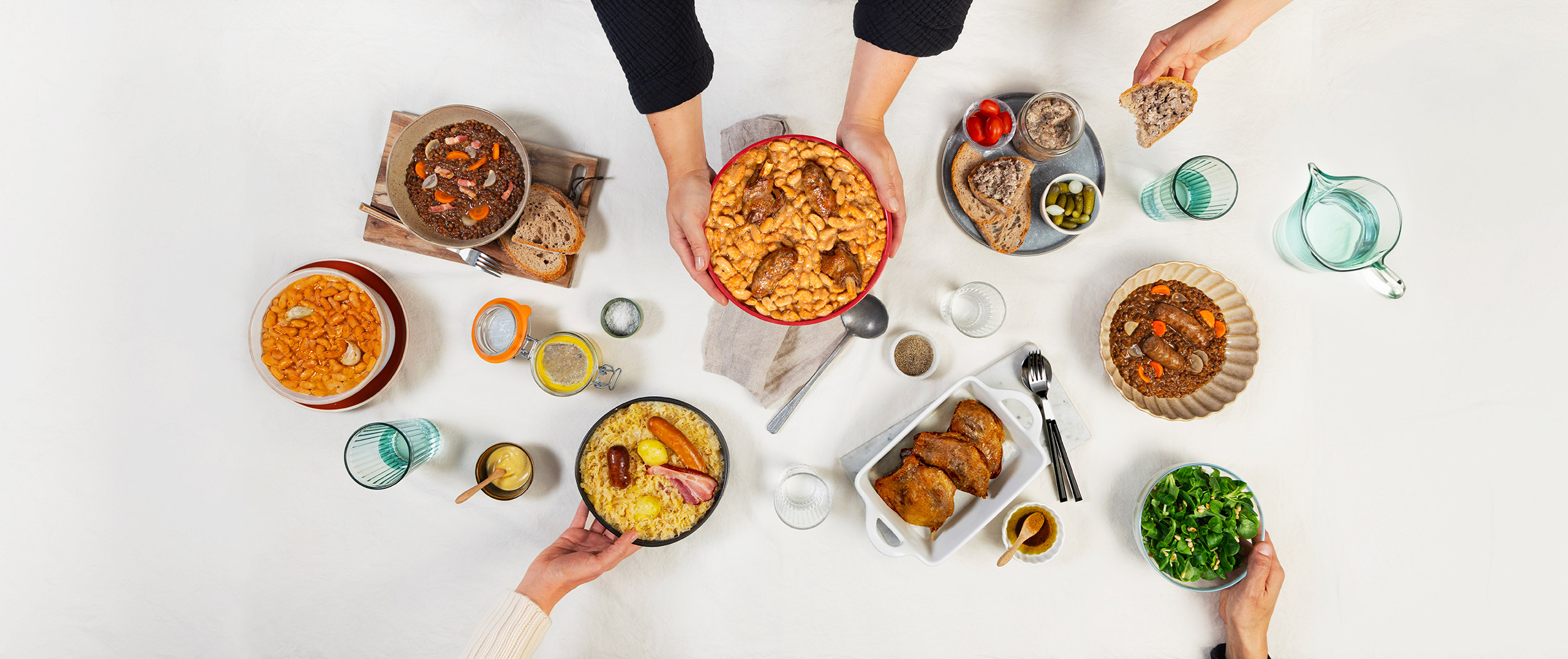 Cassoulets et plats cuisinés de sud ouest