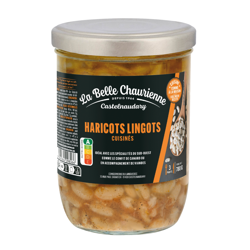 Haricots lingots cuisinés