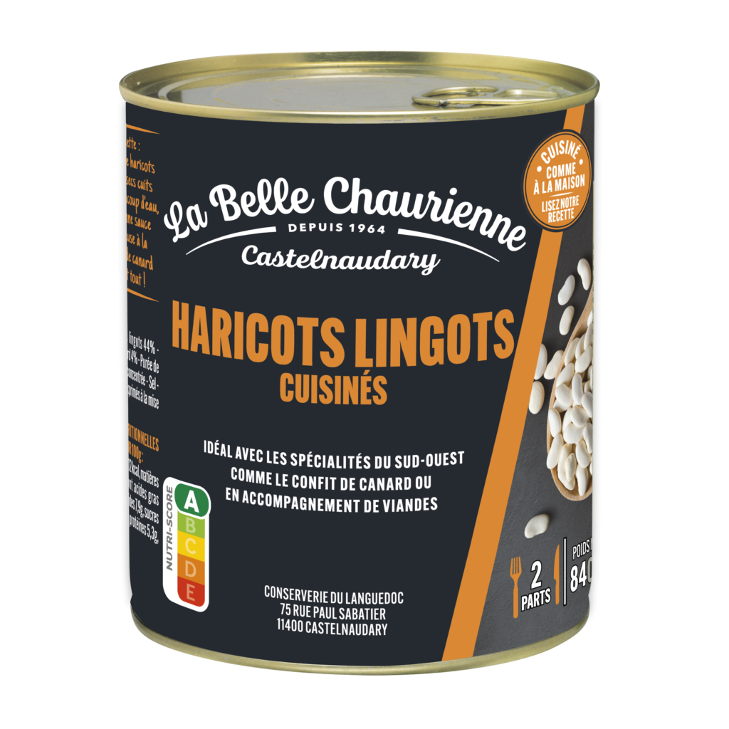 Haricots lingots cuisinés