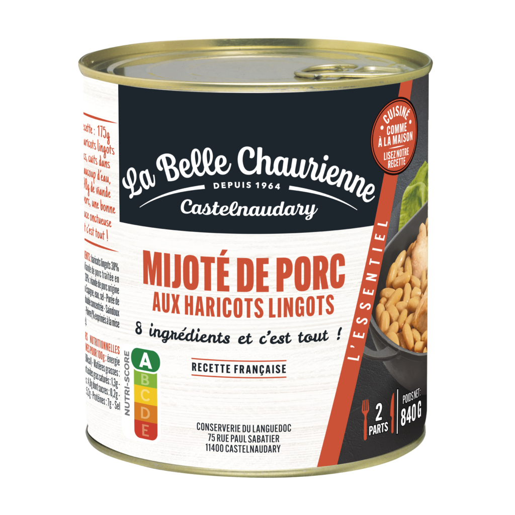 Mijoté porc aux haricots lingots