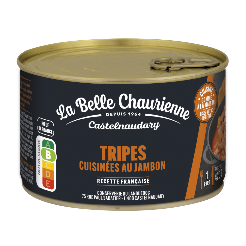 Tripes cuisinées au jambon