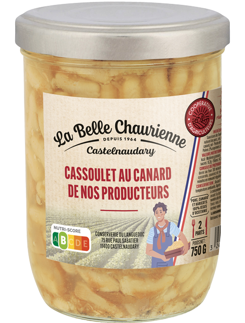 Cassoulet au canard de nos producteurs