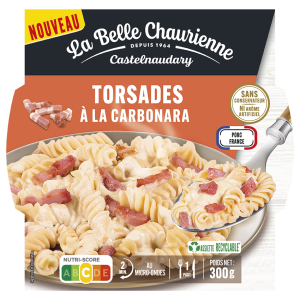 Torsades à la carbonara